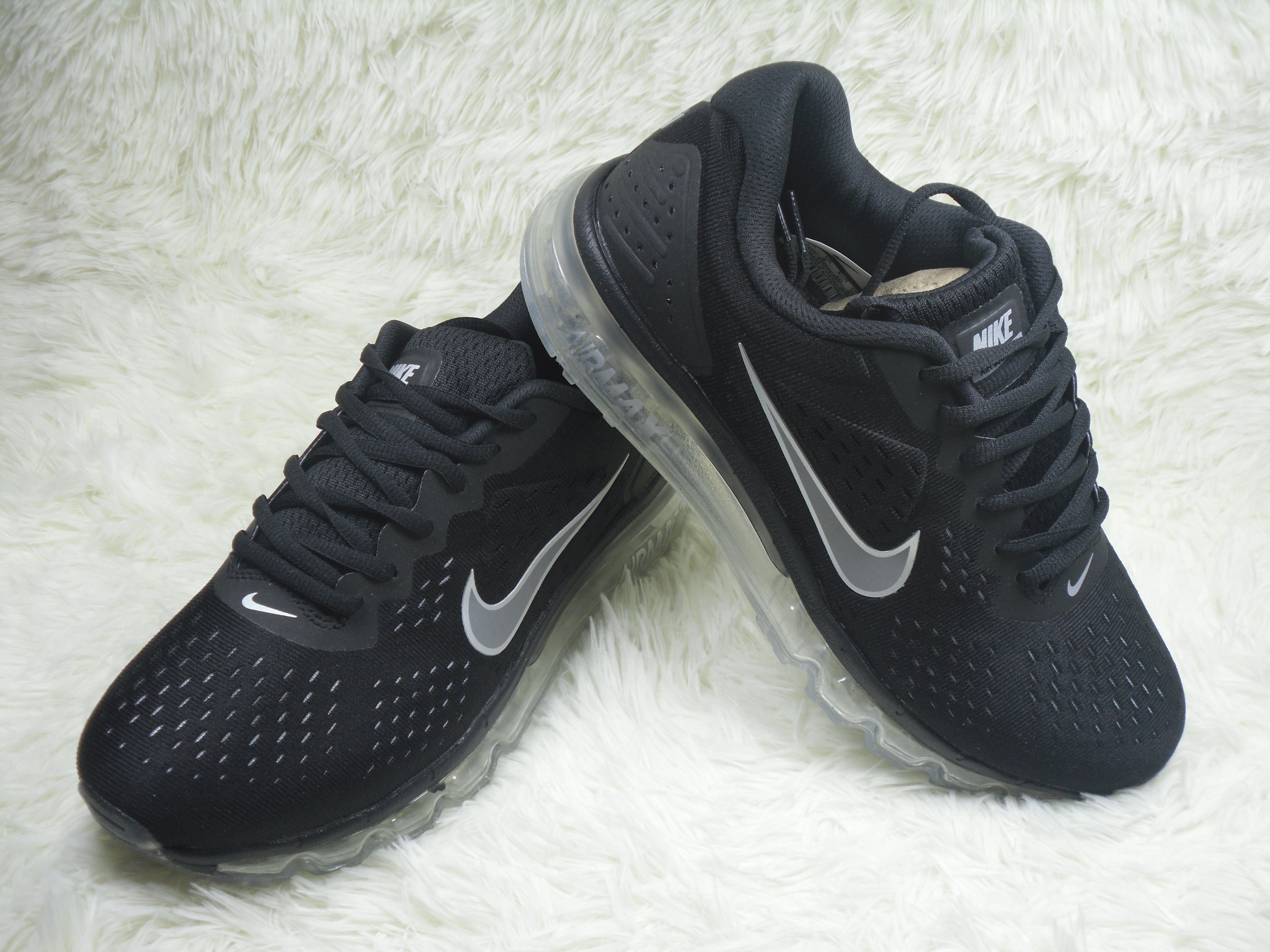 New Men Nike Air Max 2019 Black Grey Shoes